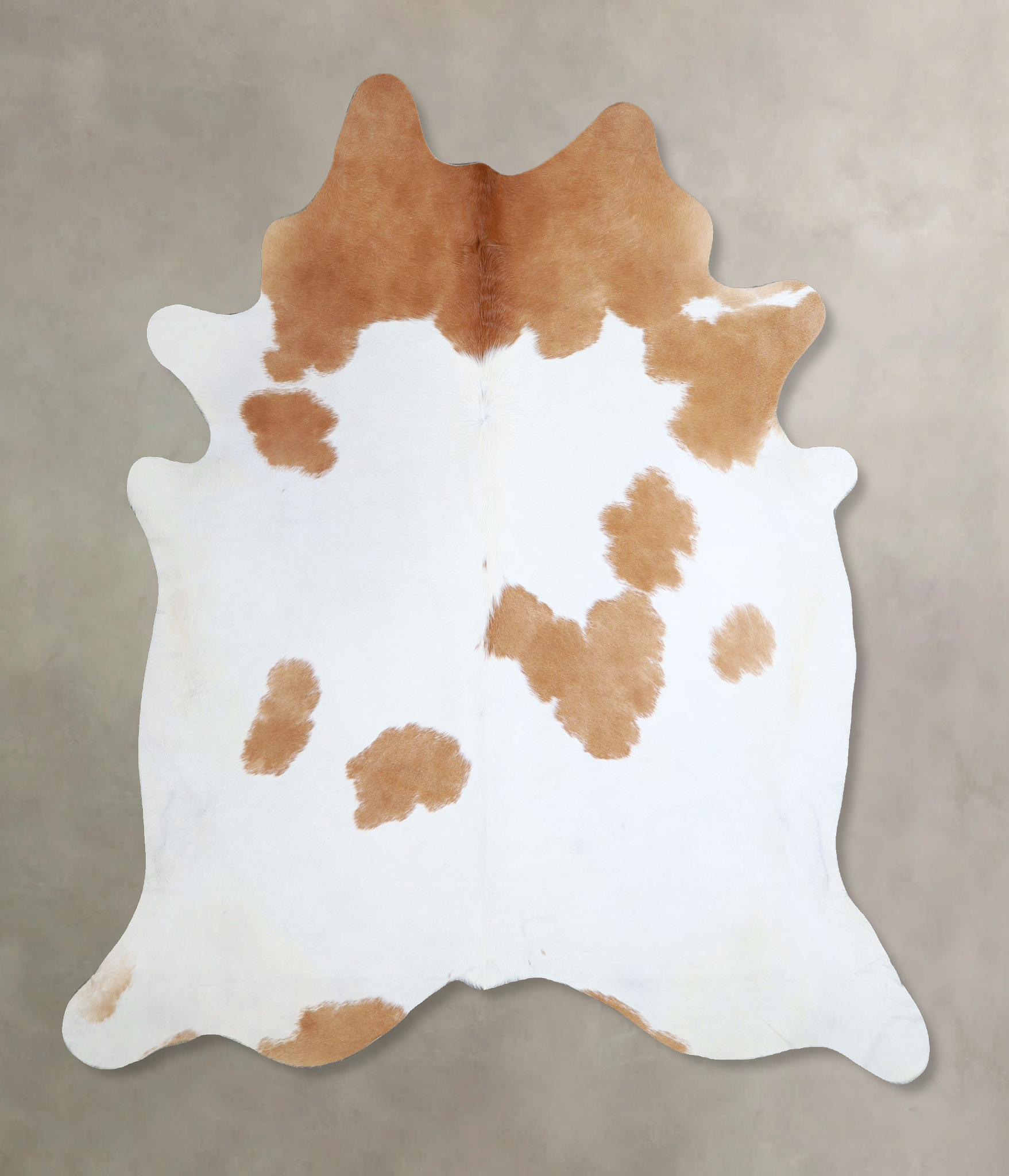 Beige and White Cowhide Rug #A45175