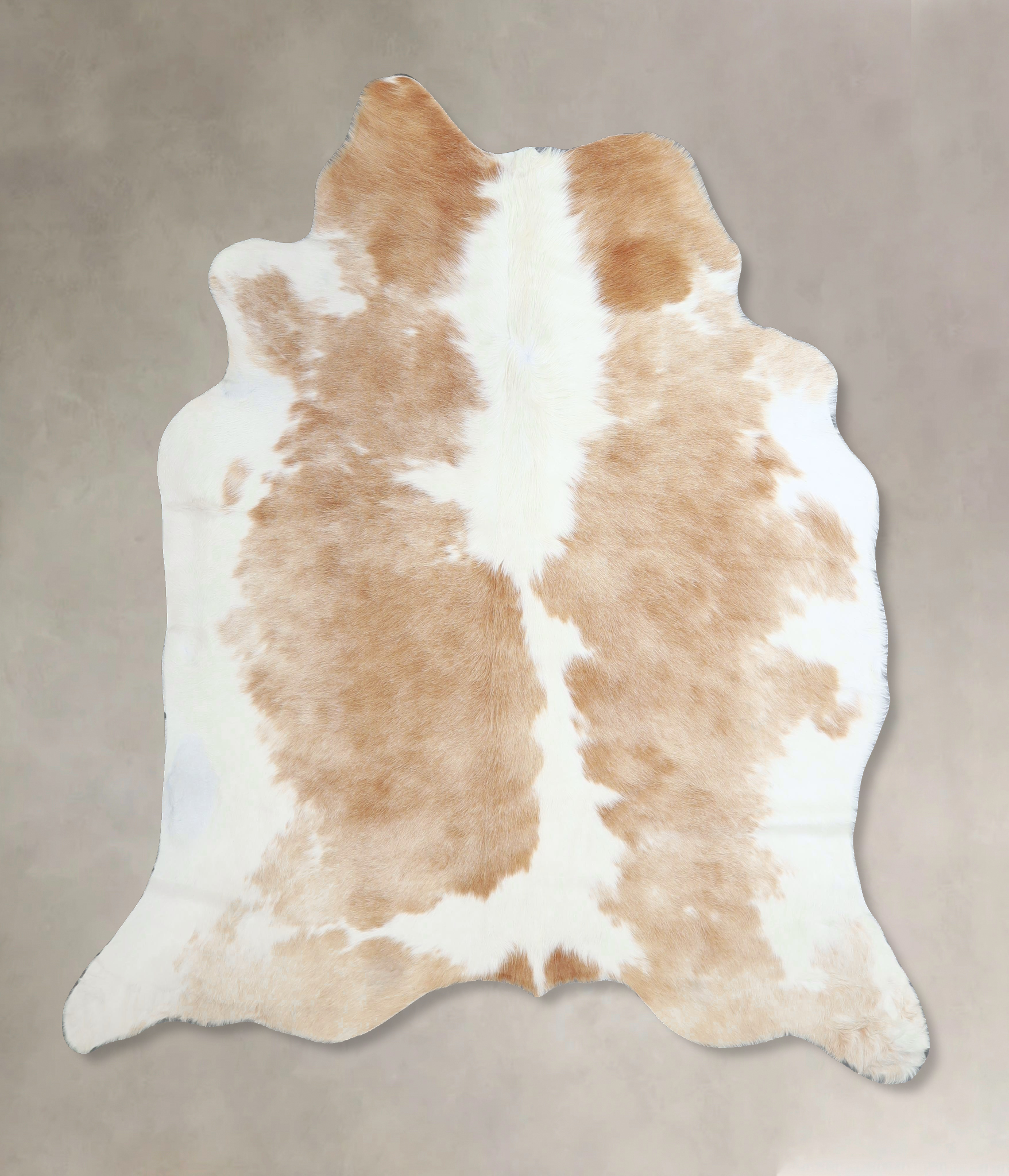 Beige and White Cowhide Rug #A45176