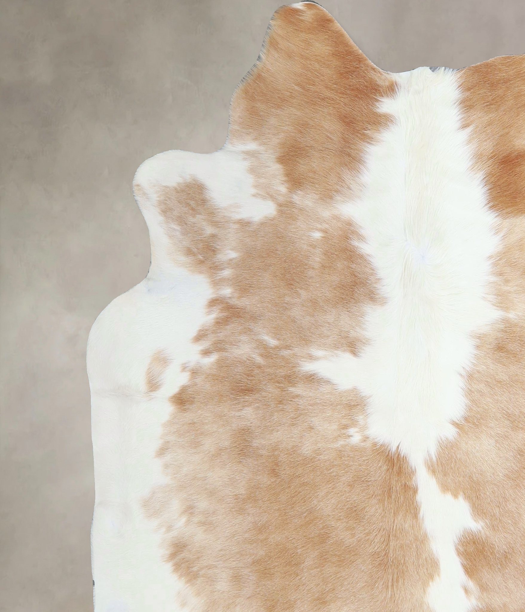 Beige and White Cowhide Rug #A45176