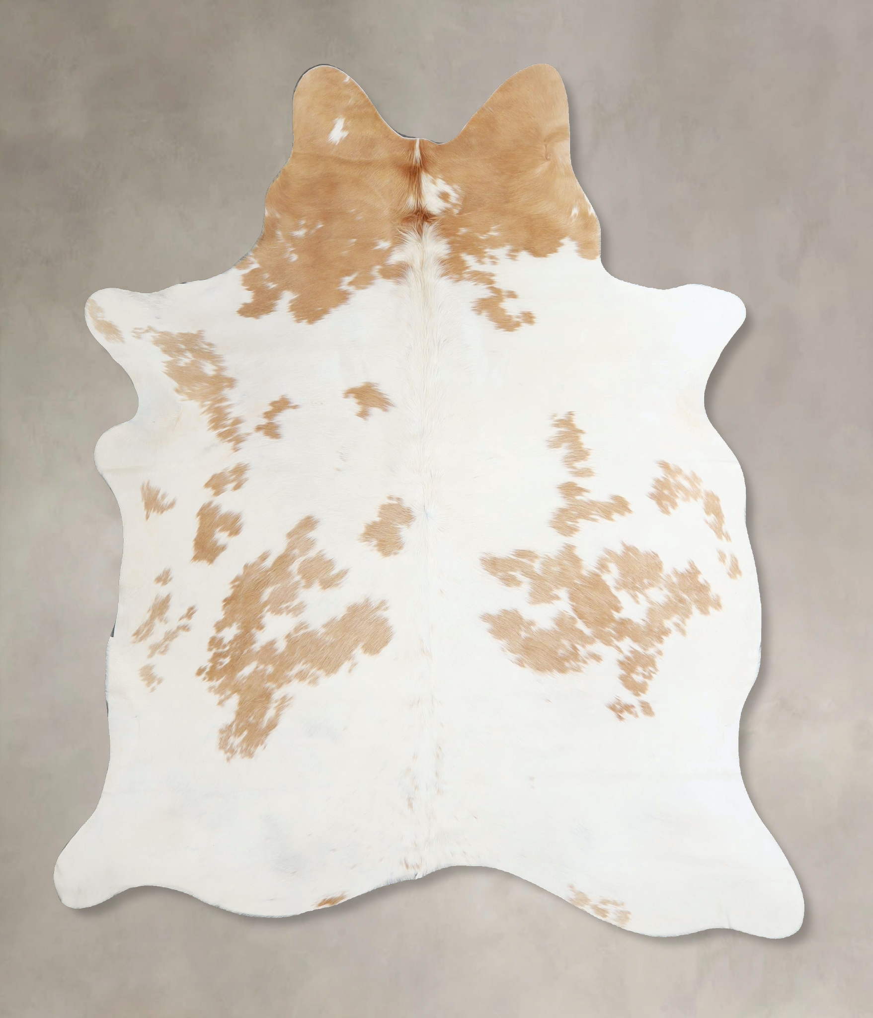 Beige and White Cowhide Rug #A45178