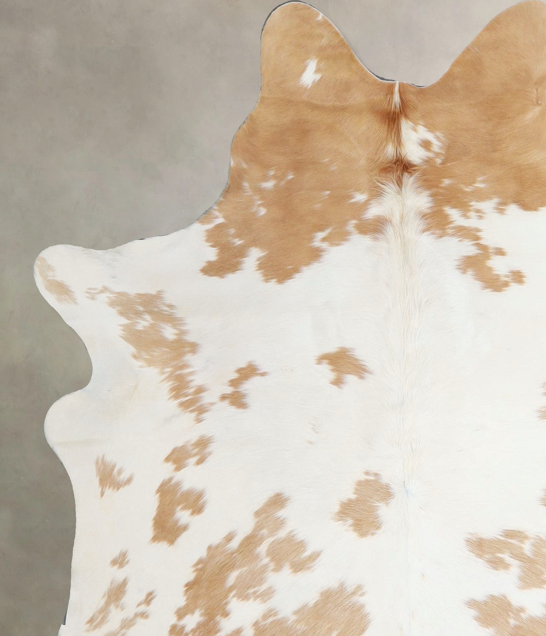 Beige and White Cowhide Rug #A45178