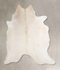 Ivory with Beige Large Brazilian Cowhide Rug 6'3