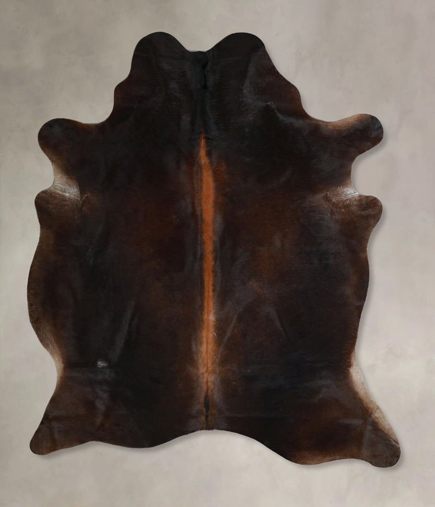 Chocolate Large Brazilian Cowhide Rug 6'10"H x 5'9"W #A45187 by Hudson Hides