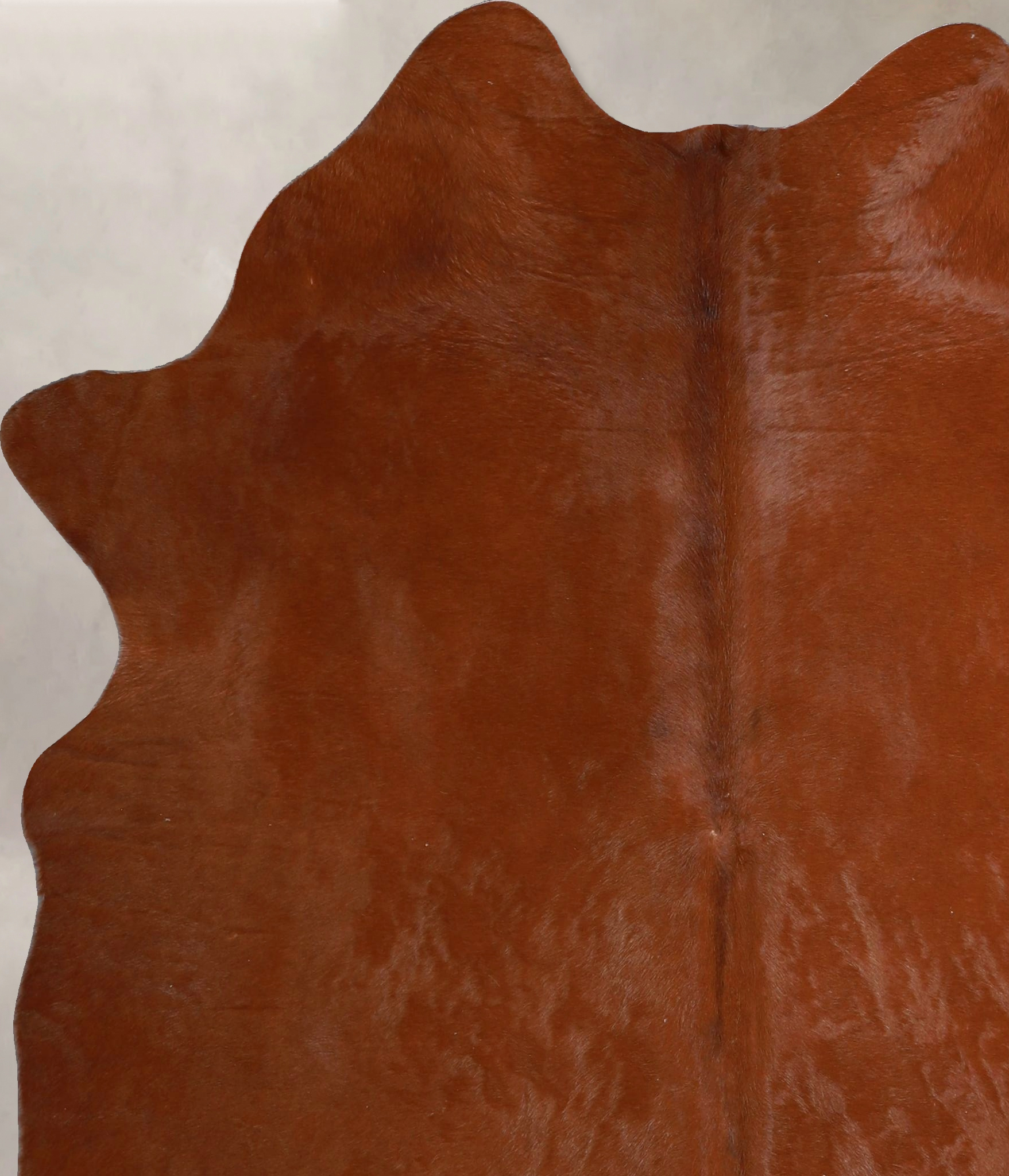 Solid Brown Cowhide Rug #A45190