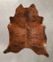 Medium Brindle X-Large Brazilian Cowhide Rug 6'5