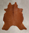 Solid Brown X-Large Brazilian Cowhide Rug 6'9