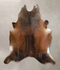 Chocolate XX-Large Brazilian Cowhide Rug 8'1