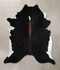 Black and White XX-Large Brazilian Cowhide Rug 8'9