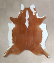 Hereford XX-Large Brazilian Cowhide Rug 7'7"H x 6'11"W #A45224 by Hudson Hides