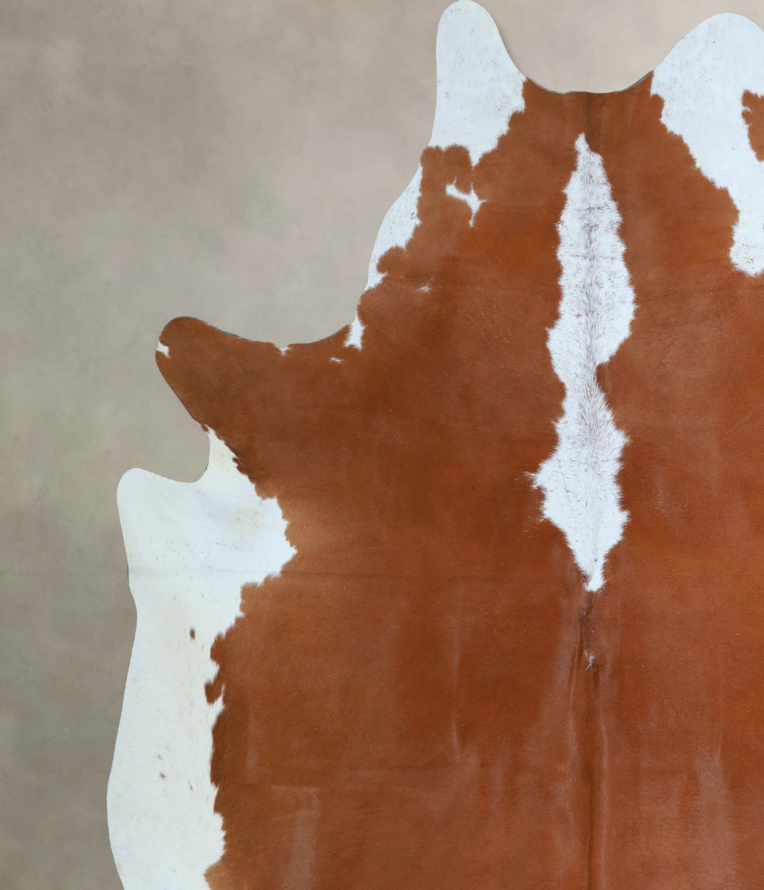 Hereford XX-Large Brazilian Cowhide Rug 7'7"H x 6'11"W #A45224 by Huds