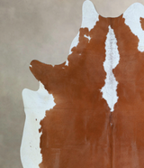 Hereford XX-Large Brazilian Cowhide Rug 7'7"H x 6'11"W #A45224 by Hudson Hides