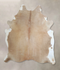 Beige X-Large Brazilian Cowhide Rug 7'0