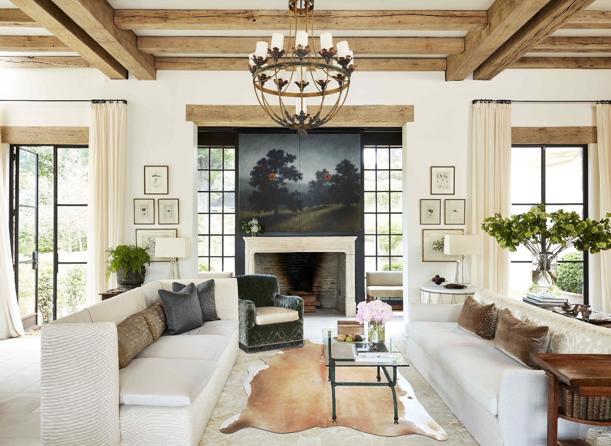 Beige Cowhide Rug #A45225