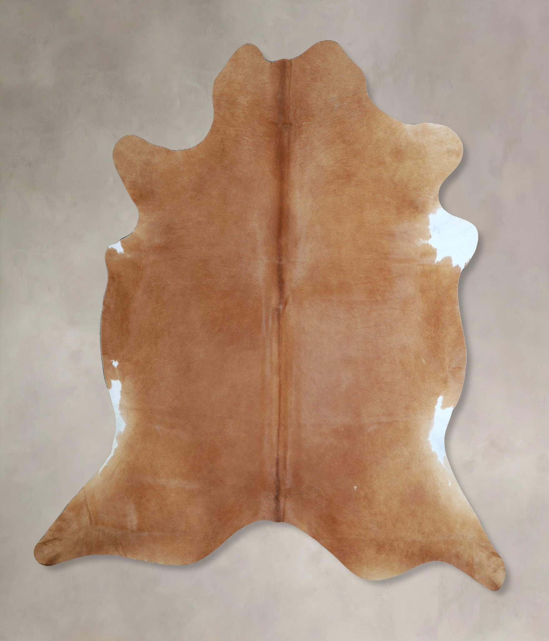 Solid Brown Cowhide Rug #A45228