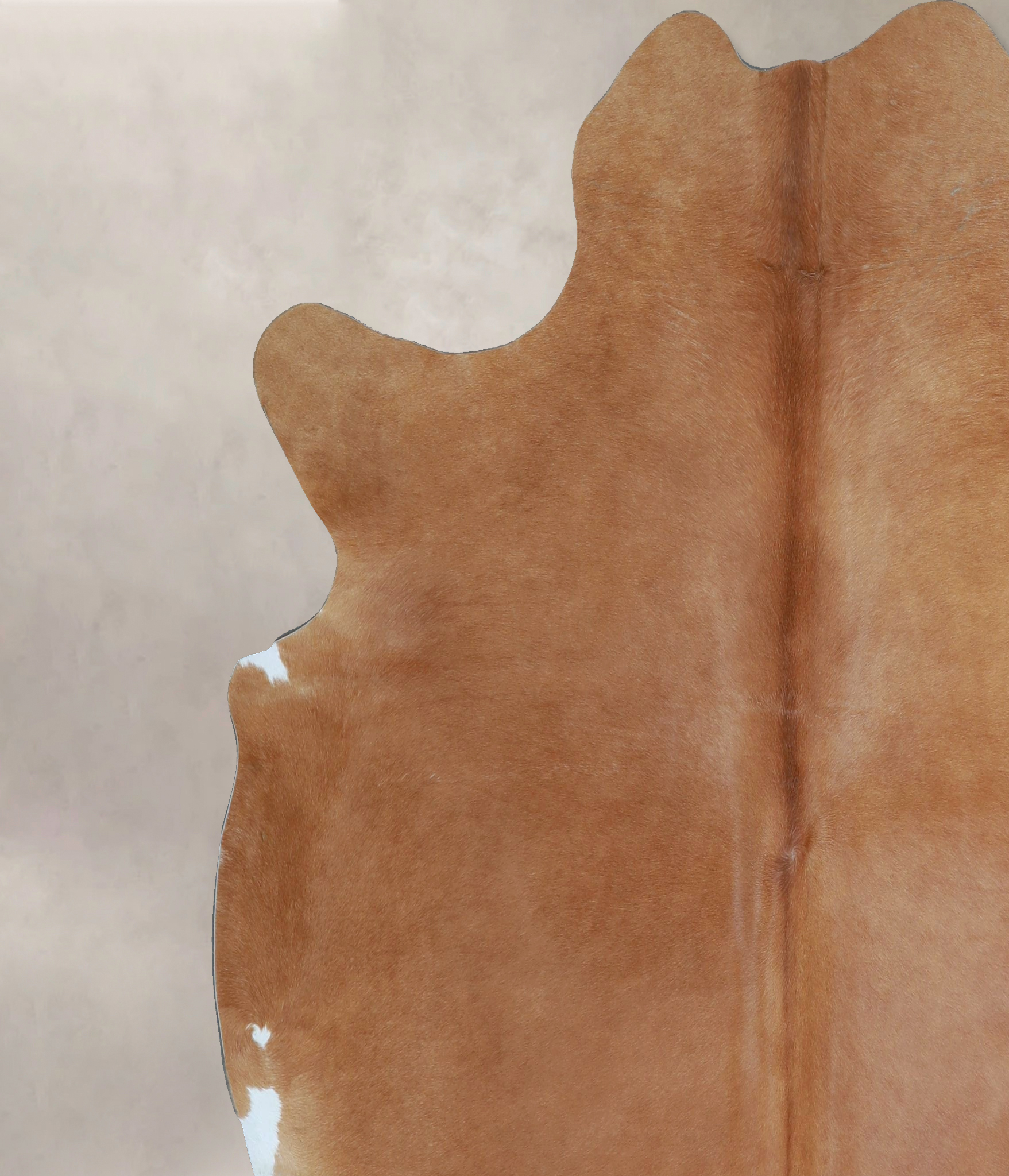 Solid Brown Cowhide Rug #A45228