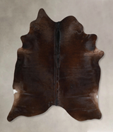 Chocolate X-Large Brazilian Cowhide Rug 6'9"H x 6'5"W #A45233 by Hudson Hides