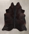 Solid Black X-Large Brazilian Cowhide Rug 6'10