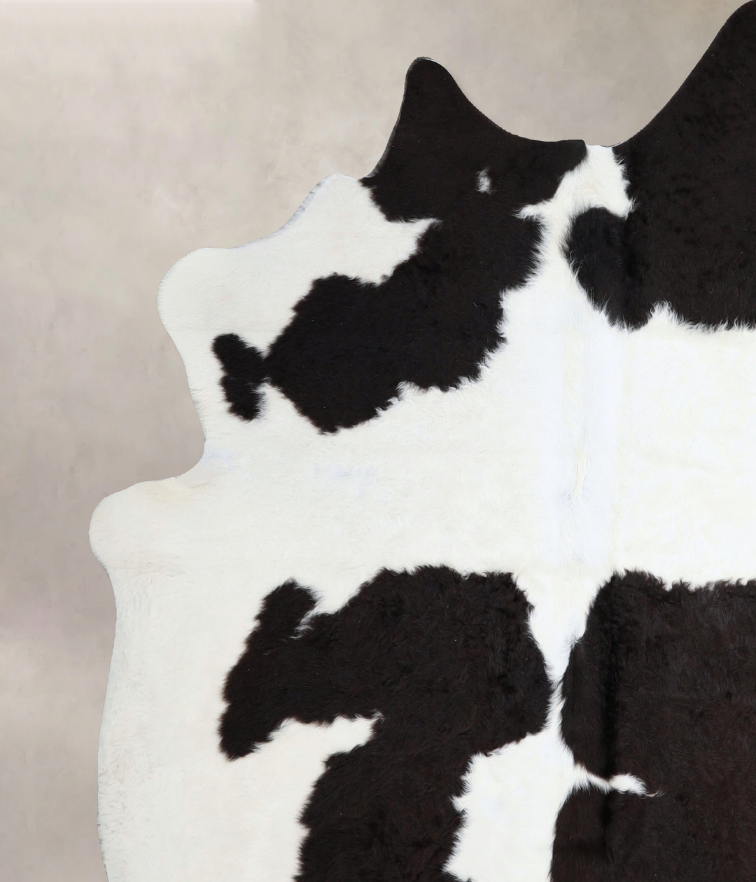 Black and White X-Large Brazilian Cowhide Rug 6'11"H x 7'2"W #A45263 b