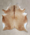 Beige X-Large Brazilian Cowhide Rug 7'7