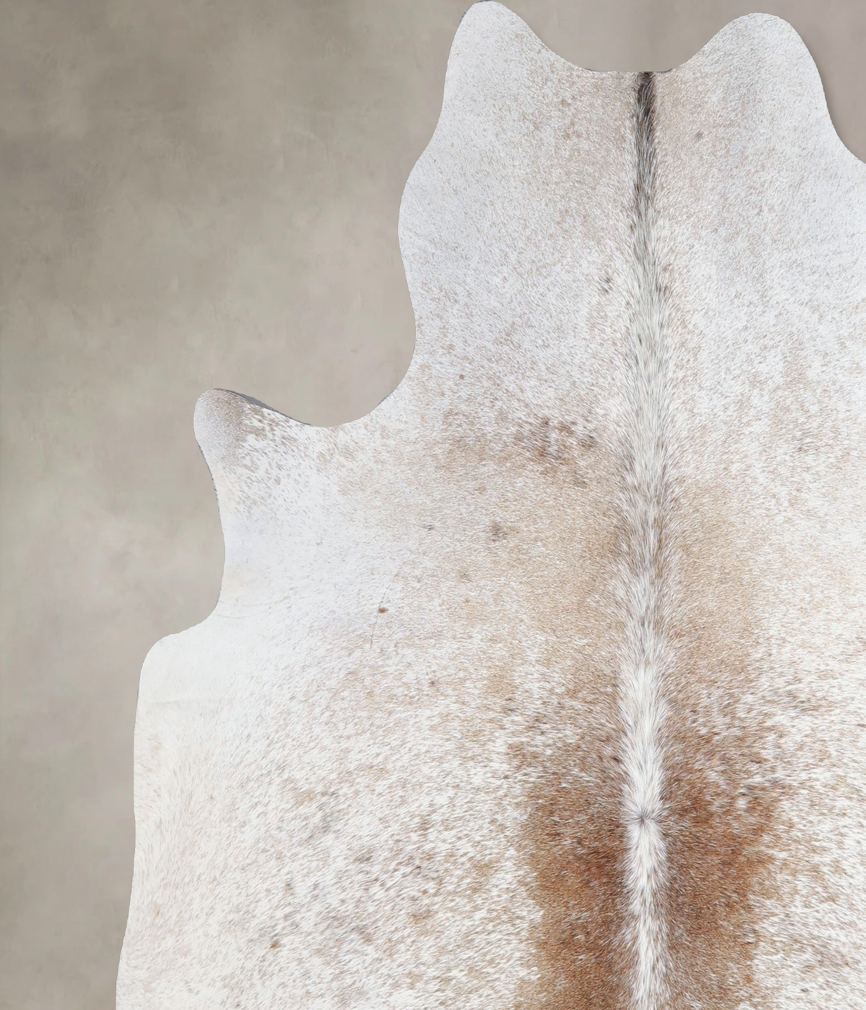 Salt and Pepper Brown Cowhide Rug #A45294