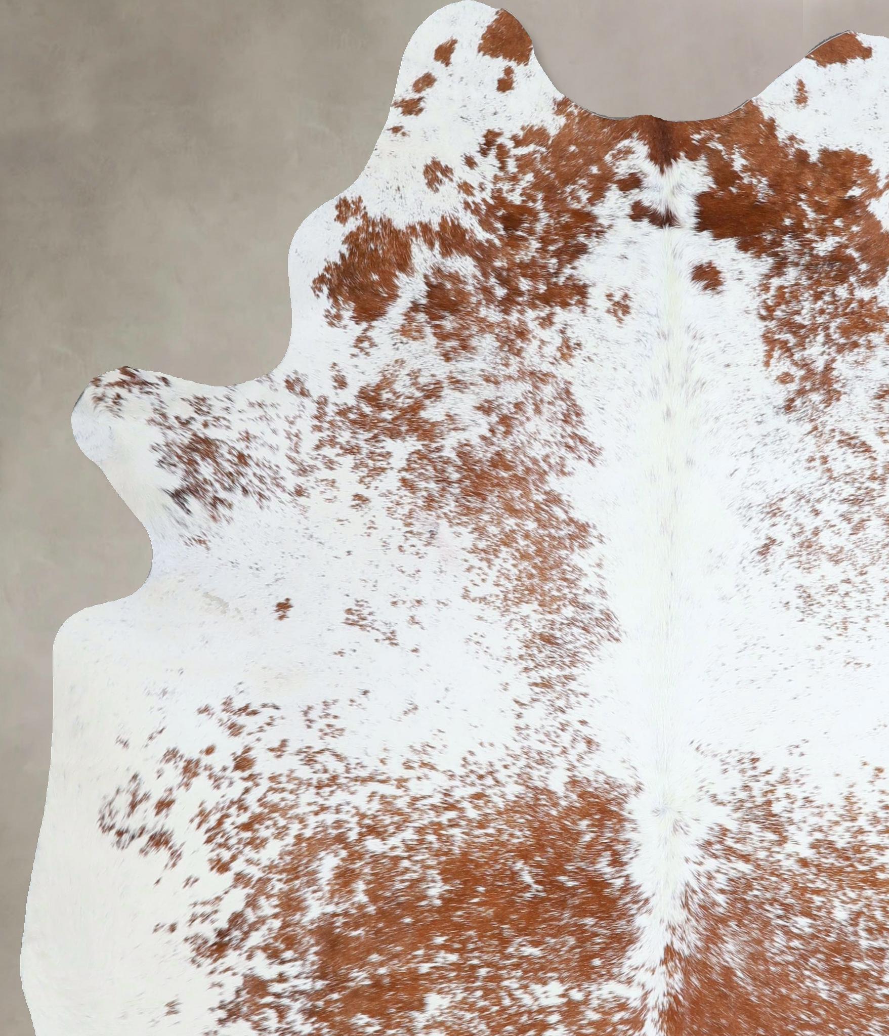 Salt and Pepper Brown Cowhide Rug #A45297