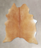 Beige Large Brazilian Cowhide Rug 6'7
