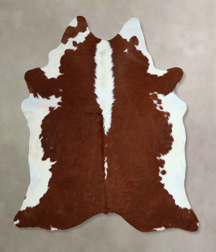 Hereford X-Large Brazilian Cowhide Rug 7'0"H x 6'3"W #A45328 by Hudson Hides