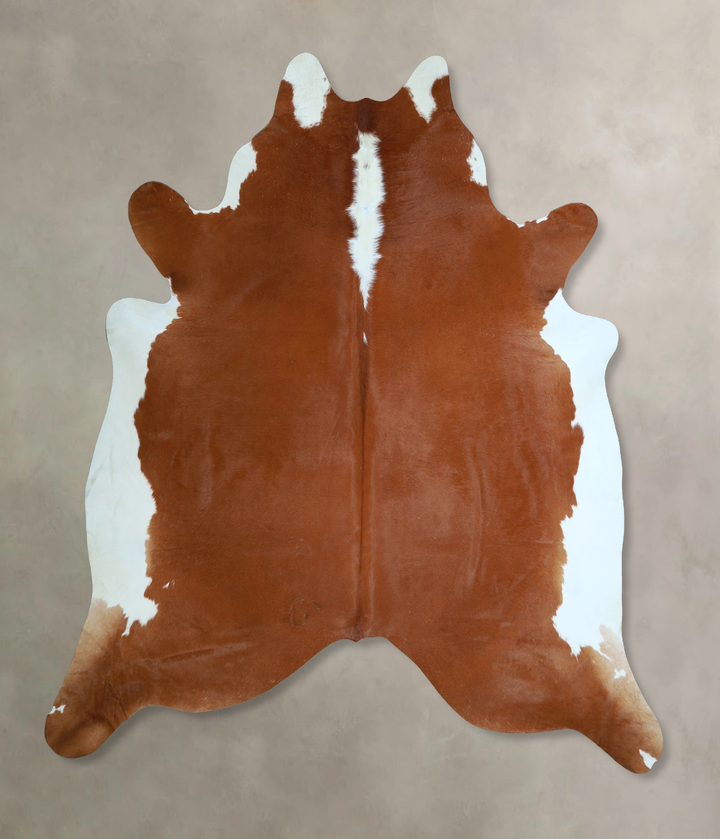 Hereford XX-Large Brazilian Cowhide Rug 7'5"H x 6'9"W #A45329 by Hudson Hides