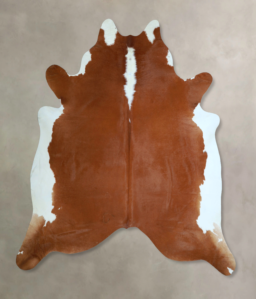 Hereford XX-Large Brazilian Cowhide Rug 7'5"H x 6'9"W #A45329 by Hudson Hides