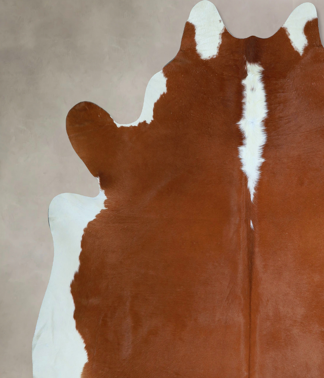 Hereford XX-Large Brazilian Cowhide Rug 7'5"H x 6'9"W #A45329 by Hudso