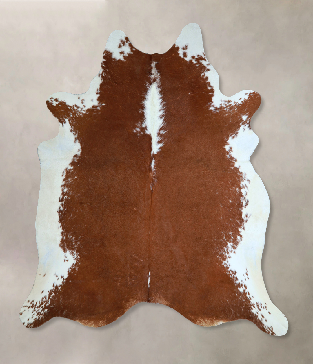 Hereford XX-Large Brazilian Cowhide Rug 7'10"H x 7'0"W #A45336 by Huds
