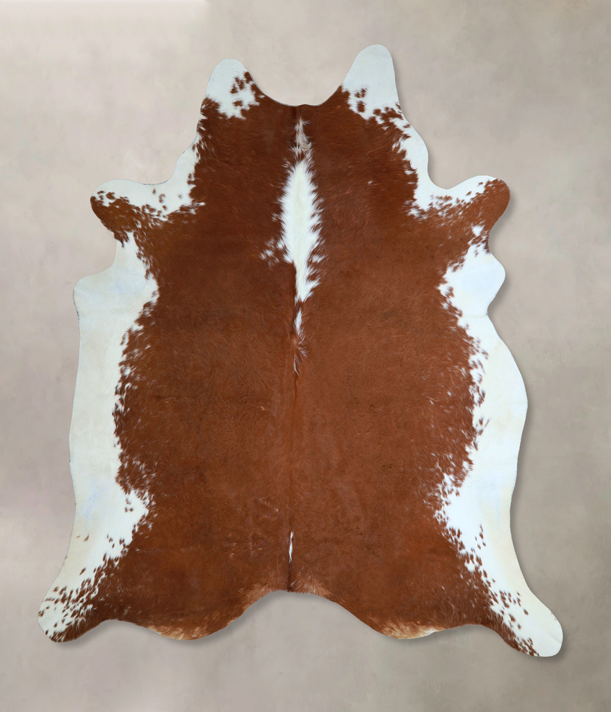 Hereford XX-Large Brazilian Cowhide Rug 7'10"H x 7'0"W #A45336 by Hudson Hides