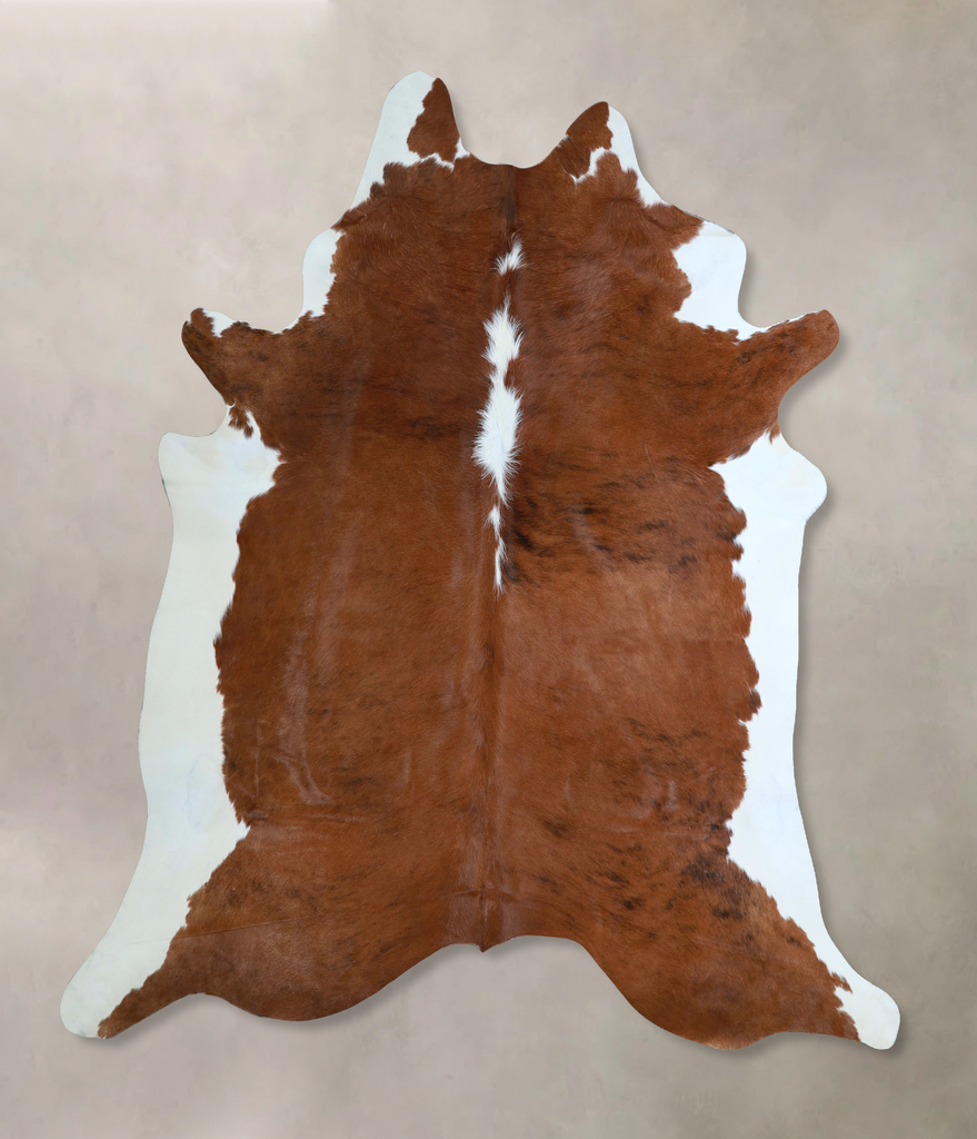 Hereford X-Large Brazilian Cowhide Rug 7'2"H x 6'9"W #A45337 by Hudson Hides