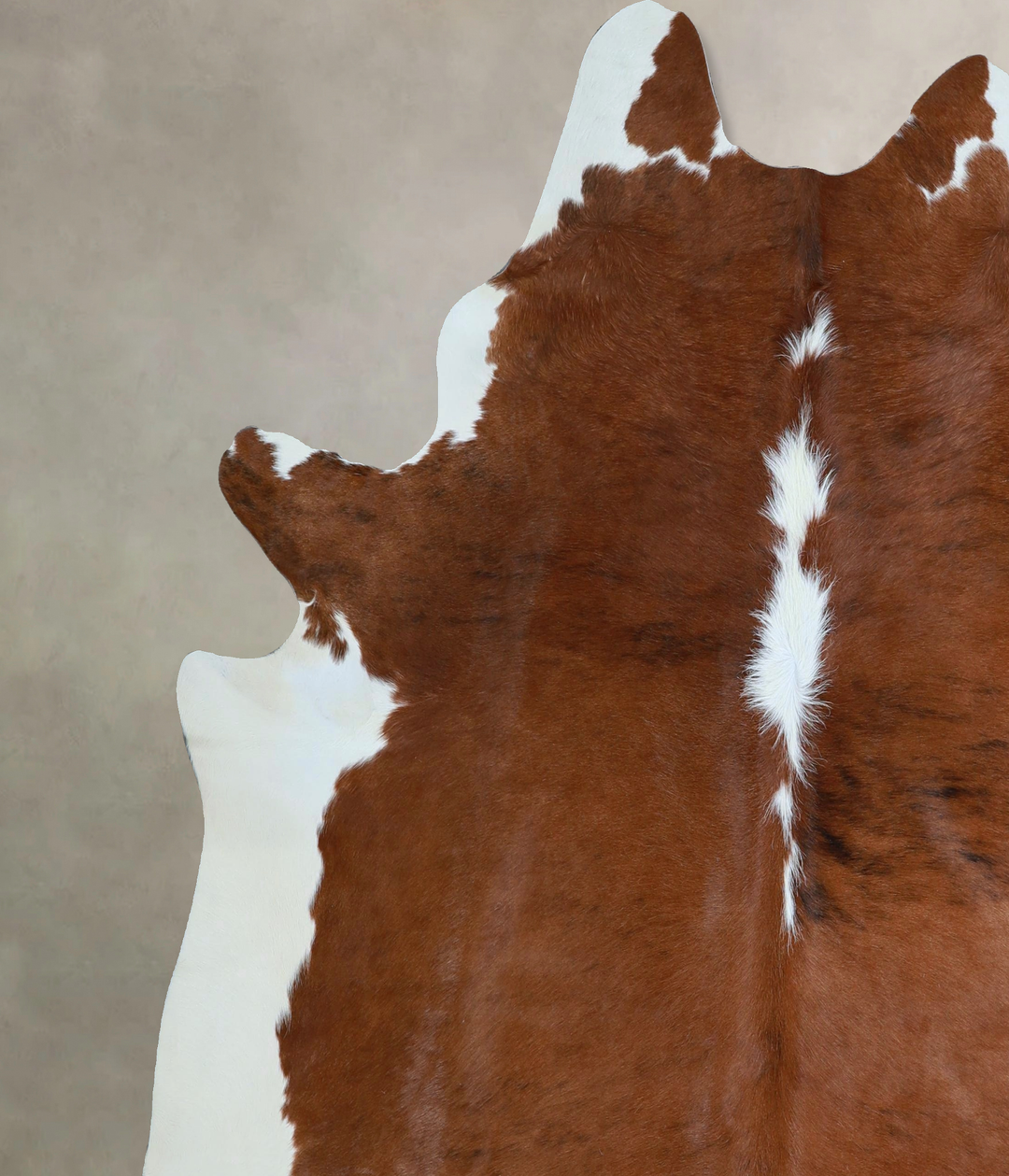 Hereford X-Large Brazilian Cowhide Rug 7'2"H x 6'9"W #A45337 by Hudson