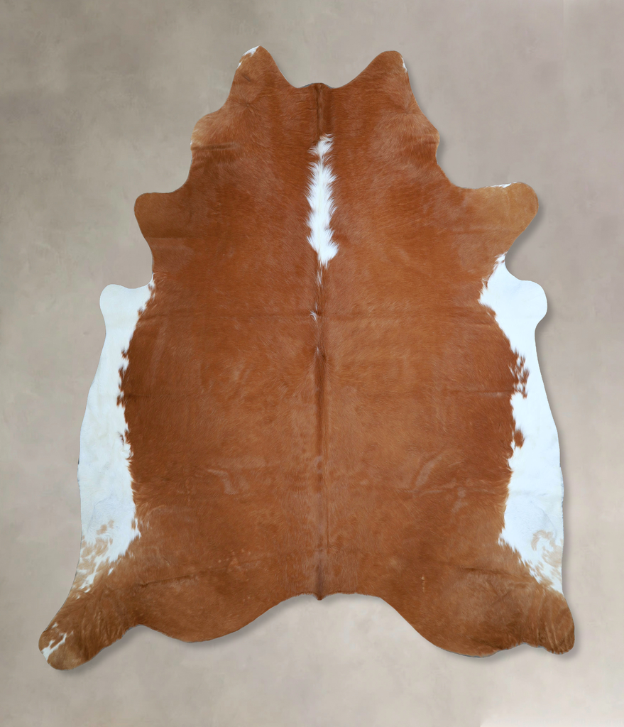 Hereford XX-Large Brazilian Cowhide Rug 7'5"H x 7'2"W #A45339 by Hudson Hides