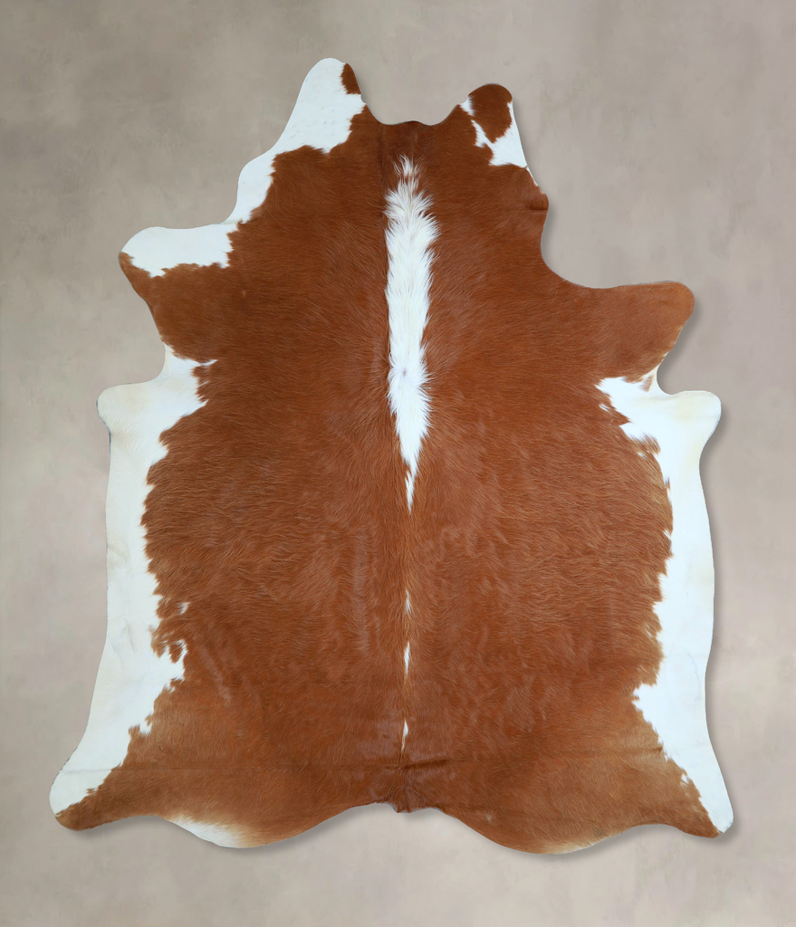 Hereford XX-Large Brazilian Cowhide Rug 7'9"H x 6'8"W #A45345 by Hudson Hides