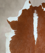 Hereford XX-Large Brazilian Cowhide Rug 7'9"H x 6'8"W #A45345 by Hudson Hides
