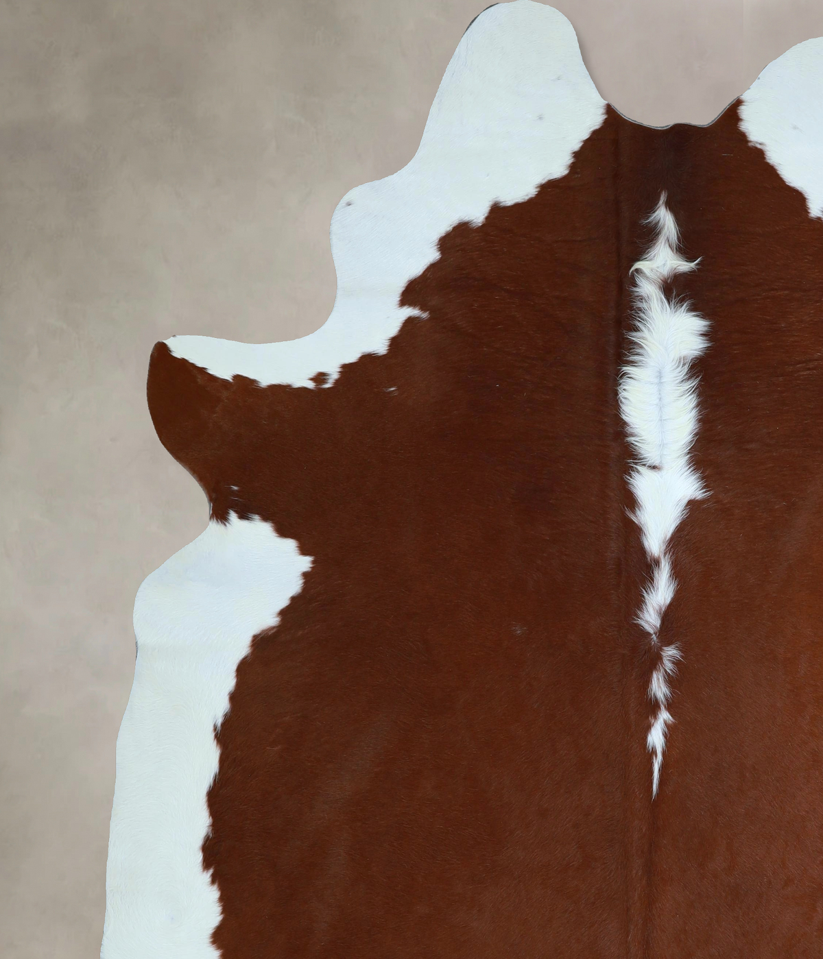 Hereford XX-Large Brazilian Cowhide Rug 8'1"H x 7'0"W #A45346 by Hudson Hides
