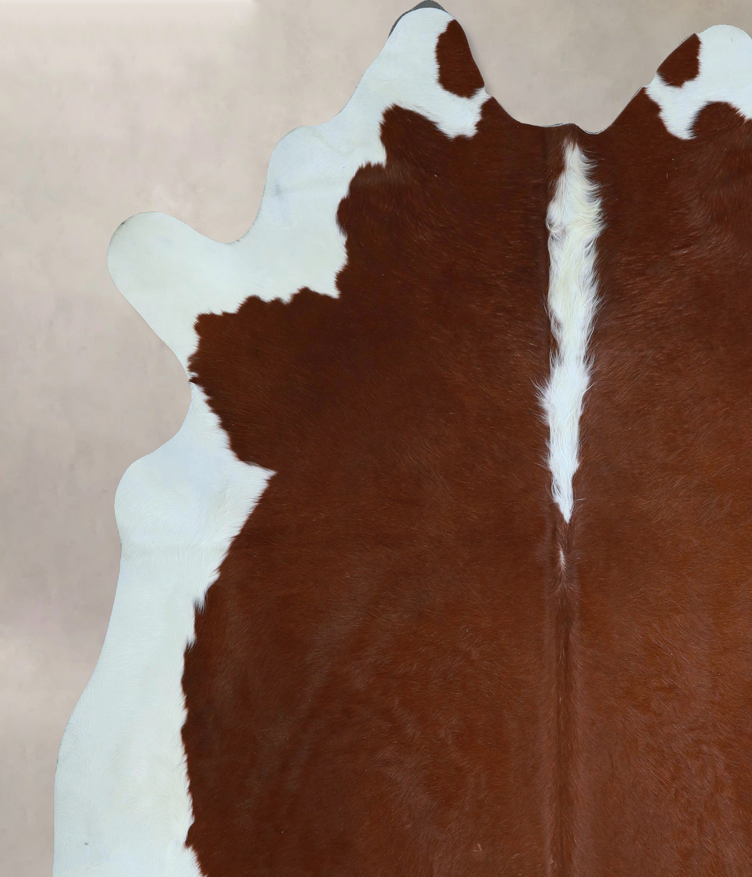Hereford XX-Large Brazilian Cowhide Rug 7'10"H x 7'4"W #A45347 by Huds