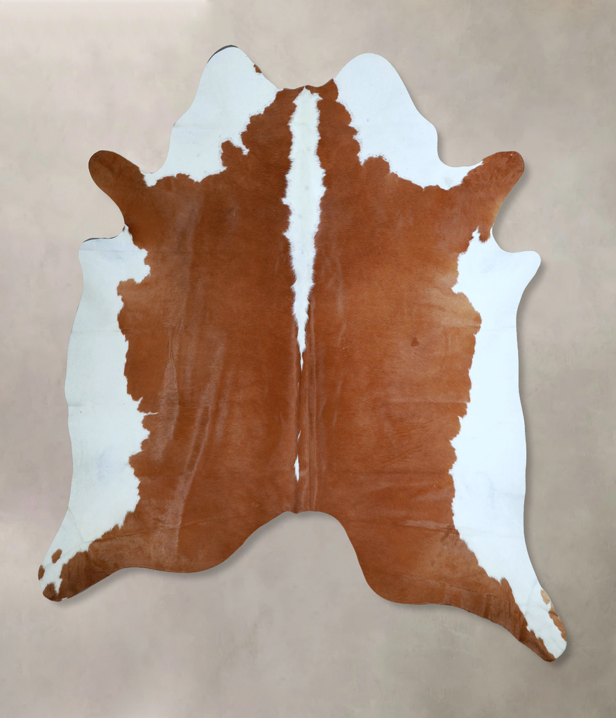 Hereford XX-Large Brazilian Cowhide Rug 7'11"H x 7'9"W #A45348 by Hudson Hides