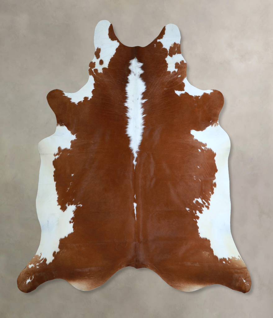 Hereford XX-Large Brazilian Cowhide Rug 8'2"H x 7'4"W #A45349 by Hudson Hides