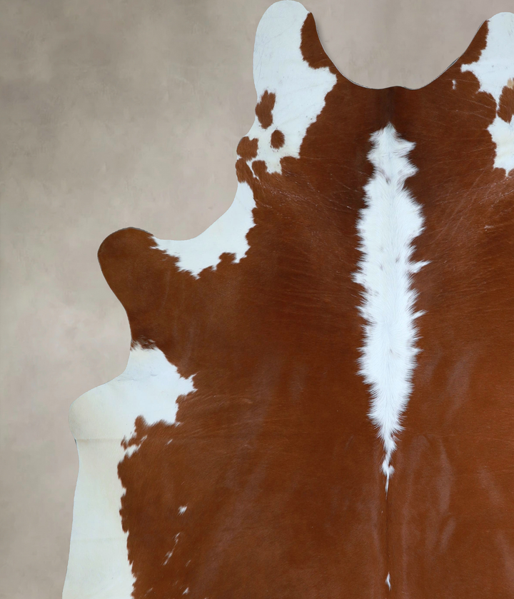 Hereford XX-Large Brazilian Cowhide Rug 8'2"H x 7'4"W #A45349 by Hudson Hides