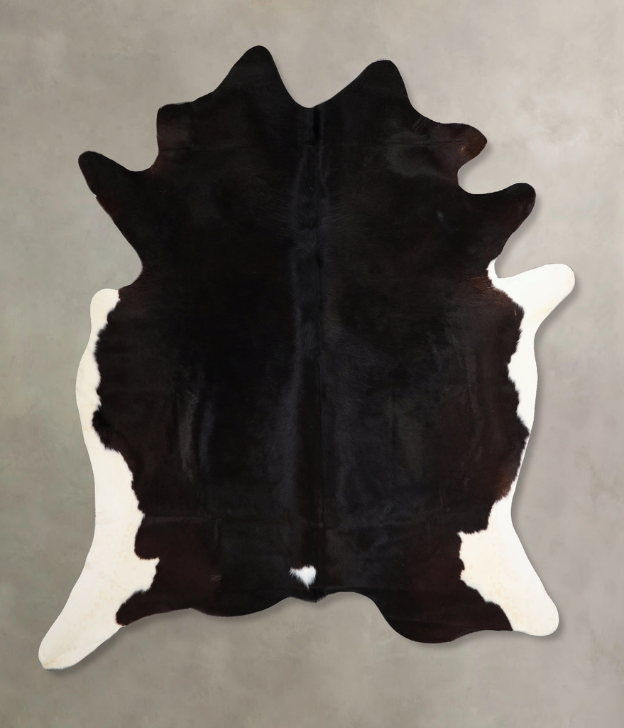 Black and White X-Large Brazilian Cowhide Rug 6'11"H x 6'4"W #A45352 by Hudson Hides