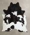 Black and White X-Large Brazilian Cowhide Rug 6'9