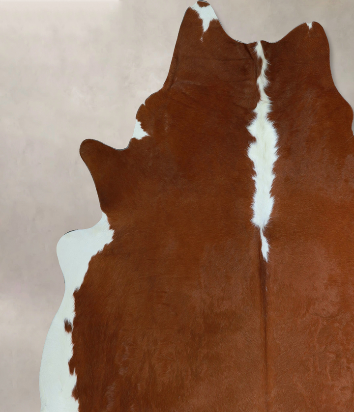 Hereford XX-Large Brazilian Cowhide Rug 7'6"H x 7'4"W #A45408 by Hudson Hides