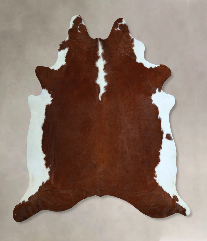 Hereford XX-Large Brazilian Cowhide Rug 7'5"H x 7'2"W #A45409 by Hudson Hides