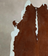 Hereford XX-Large Brazilian Cowhide Rug 8'0"H x 7'9"W #A45410 by Hudson Hides