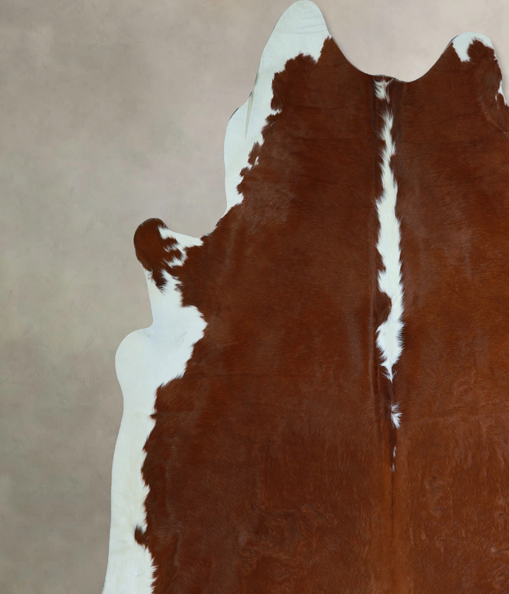 Hereford XX-Large Brazilian Cowhide Rug 8'0"H x 7'9"W #A45410 by Hudson Hides