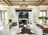 Hereford XX-Large Brazilian Cowhide Rug 8'0"H x 7'9"W #A45410 by Hudson Hides