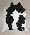 Black and White X-Large Brazilian Cowhide Rug 7'5
